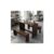 Retro Dining Table Set with 2 Stools