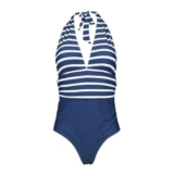 Retro Neckholder Swim Suit Swimsuit Navy by Rock Rebel by EMP