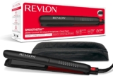 Revlon Smoothstay Coconut Oil-Infused Hair Straightener (25mm Triple-Coated Ceramic Plates, Floating Plates with Rounded Edges, Customizable Temperature up to 235C, Storage Pouch Included) RVST2211P