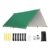 Rhino Valley Waterproof Camping Tarp, 9.8×9.8 Ft, Light Strings, Green