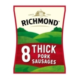 Richmond 8 Thick Pork Sausages 410g