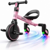 Ridego 3-in-1 Kids Tricycle for Toddlers Ages 2-5, Toddler Bike, 360 Drift