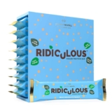 Ridiculous Vegan Protein Bar – Award Winning, Wild Chocolate Peanut, 9 Bars, 100% Plant Based & Palm Oil Free, High Protein – Protein Works