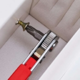 Right Angle Ratchet Screwdriver, 1 Manual Steel Tool