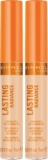 Rimmel Lasting Radiance Full Coverage Concealer and Eye Illuminator, 10 Ivory, 7ml (Pack of 2)