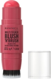 Rimmel Multi Tasker BlushNBrush, Dual-Ended Blush Stick with Built-in Brush, Cream-to-Powder Formula for a Smooth, Weightless Finish, Cherry On Point, 8g