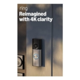 Ring Wired Video Doorbell Pro, Newest Gen, 4K, 10x Zoom