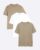 River Island Mens T-Shirt 3 Pack Mixed Colours Slim Fit