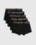 River Island Mens Trunks Black Metallic Waist 5 Pack Underwear – Size XS-S