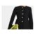 River Island River Island Womens Boucle Jacket Black Collarless