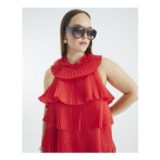 River Island Womens Top Red Halter Neck