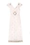 Rixo Carey Embroidered Linen Dress – Meadow Embroidery Ivory – Size 12-24