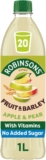 Robinsons Fruit & Barley Apple & Pear 1L