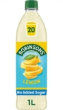 Robinsons Lemon Squash, 1L £1.03 s&s