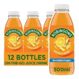 Robinsons RTD Orange & Mango – 500ml Bottle (Pack of 12) – S&S £9.50