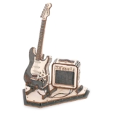Robotime Rolife Electric Guitar 3D Wooden Puzzle Building Toys 17×10.5x22cm 1PC,Home decoration, bookshelf decoration – Outlet