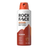 Rock Face Mens Deodorant Body Spray, Power Scent, 200ml