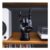 Rock on Headphones Stand in Black