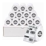 RockBerry 4×6 Direct Thermal Labels, White Roll, 12 Rolls