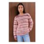 Roman Wool Blend Striped Stretch Jumper