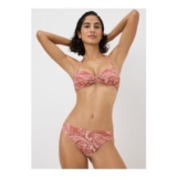 Rose Paisley Full Side Bikini Bottoms 6