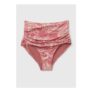 Rose Paisley Shapewear High Waisted Bikini Bottoms 26