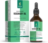 Rosemary Oil for Hair Growth, Pre-Diluted With Biotin, Vitamin E & RootBioTec, Supports Fuller Stronger Hair, 100ml Glass Dropper Bottle, Vegan, for Men & Women