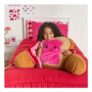 Rosie the Jam Toast Cuddle Cushion – Hot Pink/Natural