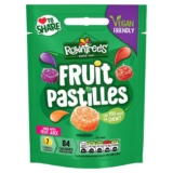 Rowntrees Fruit Pastilles Vegan Friendly Sweets Sharing Bag 143g