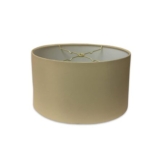 Royal Designs Shallow Oval Hardback Lamp Shade, Antique Gold, 10x12x7