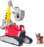 Rubble & Crew Chargers Mega Power Crane, Toy Truck with Charger Figure and 2 Detachable Tools, PAW Patrol Kids Toys for Boys and Girls Ages 3 and Up.