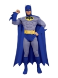 Rubies Official DC Comics Batman Muscle Chest Adult Mens Fancy Dress Costume