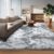 Rugs Living Room – 120x180cm Grey Large Rug for Living Room – Ultra Soft Fluffy Shaggy Rugs for Bedroom, Indoor Nursery Carpets for Kids Room Home Decor, Non Shedding, Anti-Slip Backing (Grey)
