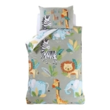 Rumble in the Jungle Duvet Cover Set, Reversible, Single