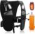 Running Vest with LED Lights & 500ml Water Bottle – Adjustable Hydration Vest for Mens & Women – Lightweight Reflective Backpacks