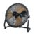 Russell Hobbs 12-Inch High Velocity Floor Fan, Wood-Black