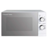 Russell Hobbs 20 Litre 800W White Solo Manual Microwave, 5 Power Levels RHM2027