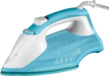 Russell Hobbs Light & Easy Brights Aqua Steam Iron, 2400W, Ceramic Fabric Softening Infused for Gentle Ironing, 2x Smoother Glide, 2x Durability, 240ml Water Tank, 115g Steam Shot