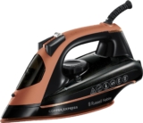 Russell Hobbs Steam Iron, Copper Infused Soleplate, 2600W, 2m Cord