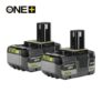 Ryobi 18V ONE Lithium 5.0Ah Battery Twin Pack – RB1850X2