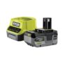 Ryobi 18V One Battery 4Ah and Fast Charger 2A RC18120-140XG