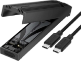 SABRENT NVMe Enclosure USB C 10Gbps M.2 Enclosure Aluminium SSD caddy for PCIe NVMe SSDs with discount at checkout Store4PC-UK FBA