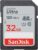 SANDISK Ultra SD Card 32GB, memory card up to 120MB/s, Class 10, UHS-I, V10, Full HD video support – Triple Pack