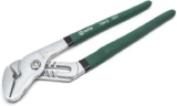 SATA ST70413ST 12-Inch Straight Jaw Tongue and Groove/Waterpump Pliers, with Chrome Vanadium Steel Body and Dipped Handles