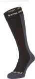 SEALSKINZ Worstead – Waterproof Cold Weather Mid Length Merino Wool Sock – Black, Size M