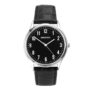 SEKONDA Mens Classic Black Leather Strap Watch w/code