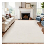 SHACOS Large Living Room Rug 200×280 Cm Washable Cream