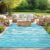 SHACOS Large Outdoor Rug 240 x 300 cm Garden Rugs Outdoor Waterproof Reversible Plastic Straw Rug UV Resistant Lightweight Camping Mat for Patio RV, Backyard, Picnic, Balcony, Deck, Blue