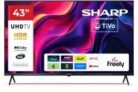 SHARP 43 4K Ultra HD Smart TV – REFURB-A With Code Sold By Currys Clearance