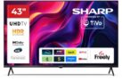 SHARP 43 4K Ultra HD Smart TV – REFURB-A with code Currys Clearance